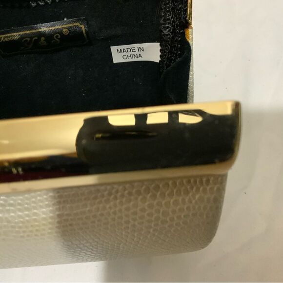 H&M EVENING BAG Mini gold chain Excellent - Picture 7 of 13